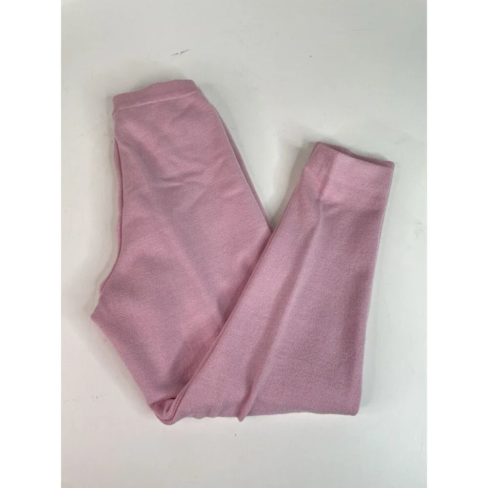 Vintage Adrienne Vittadini Sweat Pants, Medium, Pink, Designer, Lambswool